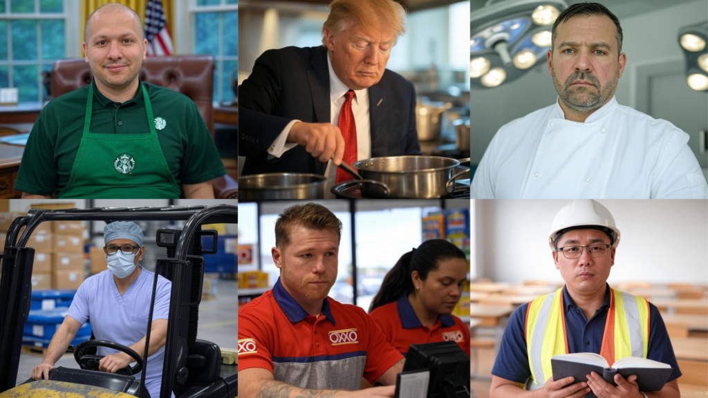 Casos de uso de la IA en educación, salud, restaurantes y logística.